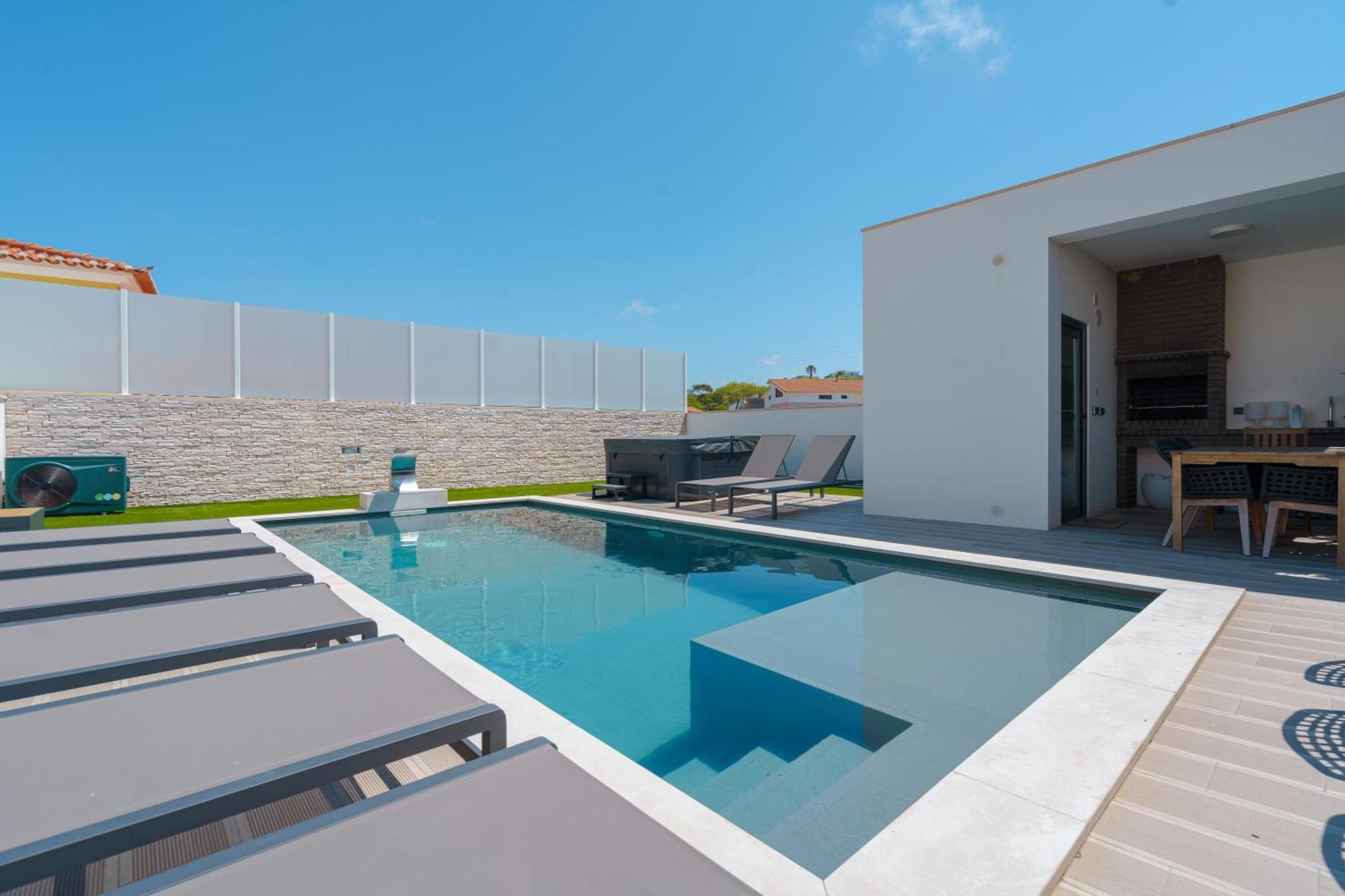 Paradise Villa, Luxury Villa Near The Beach Ribamar  Exterior photo
